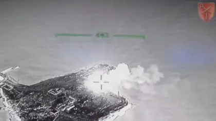 Dronele Bayraktar fac prăpăd. Un elicopter rusesc a fost doborât în Insula Şerpilor cu tot cu paraşutiştii de la bord VIDEO