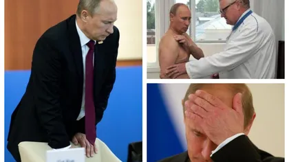 Vladimir Putin, o nouă apariţie publică şocantă. Liderul de la Kremlin se ţine de masă şi este foarte palid VIDEO