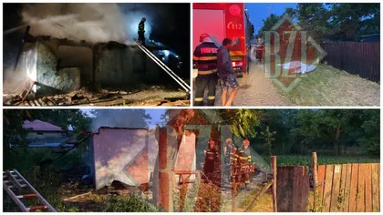 Incendiu devastator în Iaşi. O fată de 14 ani, mama şi bunica ei au murit în casa cuprinsă de flăcări FOTO&VIDEO