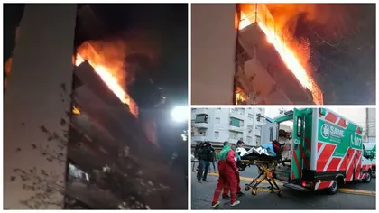 Incendiu devastator în Buenos Aires. Cinci morţi şi 35 răniţi, după ce un bloc a luat foc în capitala Argentinei VIDEO
