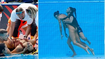 Momente dramatice la Mondialele de Nataţie! O înotătoare a leşinat în apă, iar salvamarii nu au avut nicio reacţie