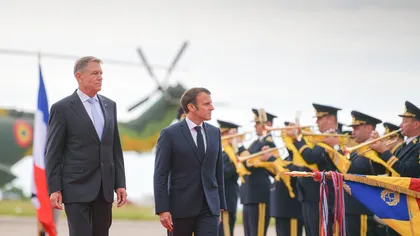 Vizita lui Emmanuel Macron în România. Ce a discutat președintele Franței cu Klaus Iohannis, la Mihail Kogălniceanu (VIDEO + FOTO)