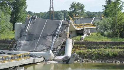 Ministerul Dezvoltării, verdict grav după prăbușirea podului din Neamț: „Obiectivul de investiţii nu a fost finalizat