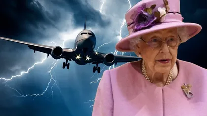 Regina Elisabeta a II-a a trăit clipe de spaimă, avionul său a fost lovit de fulger. Piloţii nu au putut ateriza pe aeroportul din Londra