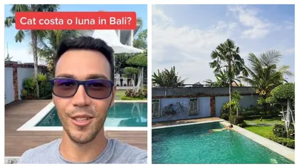Un român mutat în Bali plăteşte chirie pentru o casă cu piscină mai puţin decât pentru un apartament în Drumul Taberei