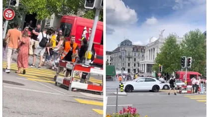 O româncă înarmată cu o cratiţă a terorizat o stradă din Zurich. A atacat trecătorii şi a aruncat cu 
