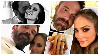 Jennifer Lopez și Ben Affleck s-au căsătorit în secret, la Las Vegas. Ce rochie a purtat celebra cântăreaţă
