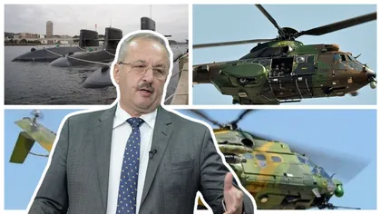 România continuă cursa înarmării! Ministerul Apărării va cumpăra submarine şi elicoptere din Franţa