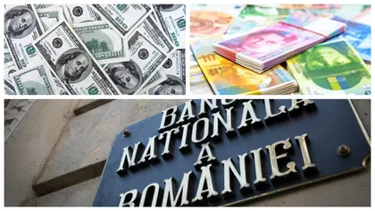 Curs valutar BNR 21 septembrie 2022. Cele mai mari valori din istorie pentru dolarul american şi franc elveţian