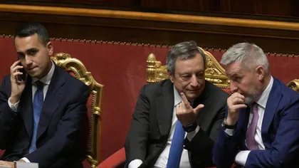 Italia plonjează în criză politică, demisia lui Mario Draghi e iminentă. Premierul nu a primit sprijinul pentru a forma un nou guvern