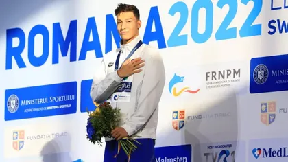 Vlad Stancu și Bianca Costea au cucerit un aur și un argint la Europeanul de Natație, de juniori / David Popovici s-a calificat în finala probei de 50 de metri liber