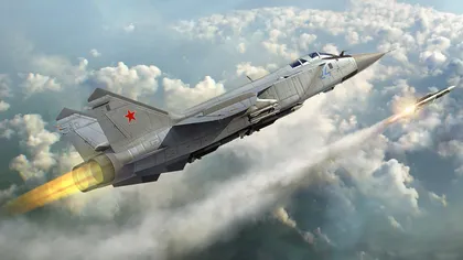Rusia a relocat trei avioane de vânătoare MiG-31, echipate cu rachete hipersonice Kinjal, în Kaliningrad