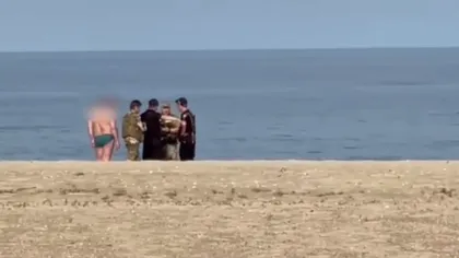 Doi morţi după explozia unei mine de război pe o plajă din Odesa - VIDEO