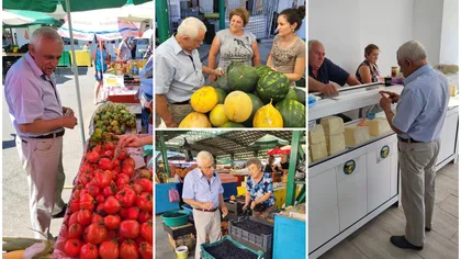 Petre Daea a descins în pieţe. Ministrul Agriculturii îi îndeamnă pe români să consume produse autohtone: 