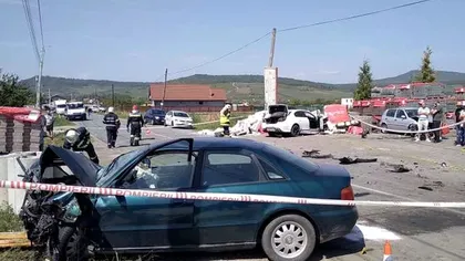 Accident grav în Bistrița-Năsăud. Un bărbat a murit și alte trei persoane au fost rănite rănite