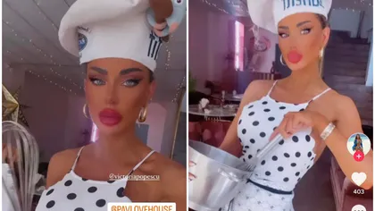Bianca Drăguşanu a trecut la cratiţă. Imaginile cu blondina în bucătărie au făcut furori pe Instagram