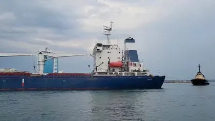 Prima navă încărcată cu cereale din Ucraina a părăsit portul Odessa luni dimineaţă, cu destinaţia Liban VIDEO