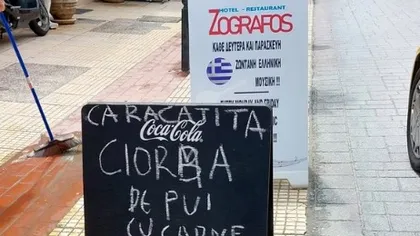 Ce a scris un patron la intrarea unui restaurant din Grecia. Mesajul în limba română a devenit viral: 