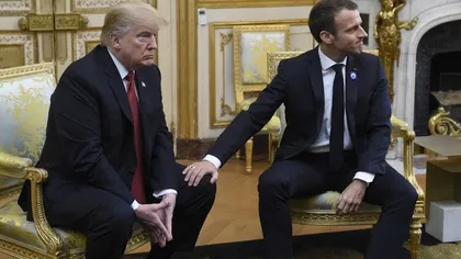 Donald Trump s-a lăudat consilierilor săi că are informaţii compromiţătoare despre viaţa sexuală a lui Emmanuel Macron. 