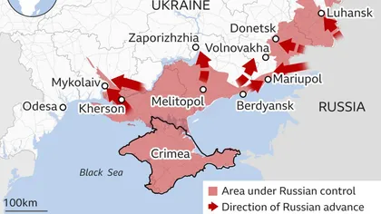 Rusia vrea să anexeze teritoriile cucerite în Ucraina. Putin a cerut referendumuri în această toamnă