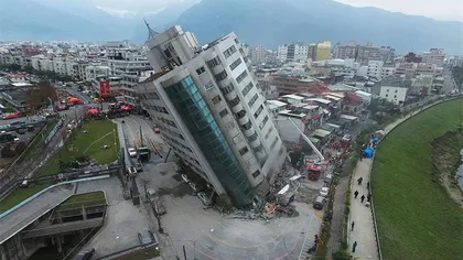 Un nou cutremur devastator în Taiwan. Un tren a deraiat, mai multe clădiri s-au prăbuşit