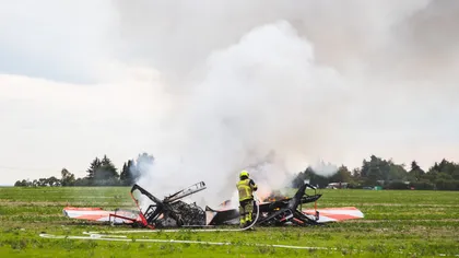 Tragedie aviatică, două aeronoave s-au ciocnit în aer, pasagerii au murit la impactul cu solul VIDEO şi GALERIE FOTO