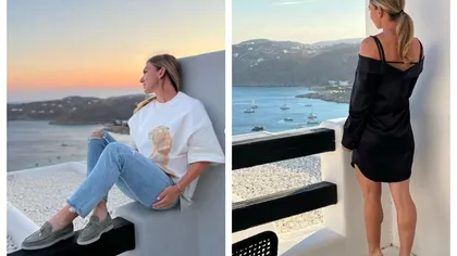 Simona Halep, ultima vacanţă cu Toni Iuruc pe Insula Mykonos. Soţul apare în puţine poze