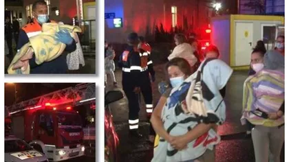 Incendiu puternic la Spitalul de Copii din Timişoara. PLAN ROŞU de intervenţie, zeci de micuţi au fost evacuaţi de urgenţă