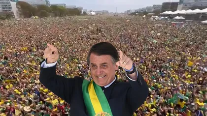 Imagini incredibile în Brazilia: sute de mii de cetățeni au ieșit în stradă, pentru a-l susține pe Jair Bolsonaro, înainte de alegeri (VIDEO VIRAL)