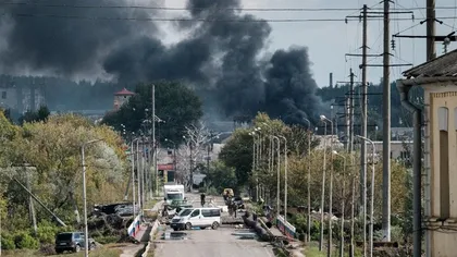 Lupte aprige pe străzile unui oraş important din Ucraina: 