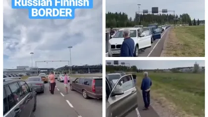 Ruşii pleacă din ţară după anunţul mobilizării parţiale făcut de Putin. S-au format cozi de 35 de kilometri la graniţa dintre Rusia şi Finlanda