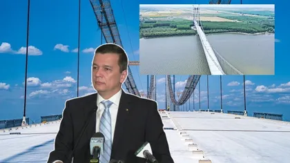 Podul Brăila, de peste Dunăre, NU va fi gata în 2022. Acuzații grave la adresa constructorului