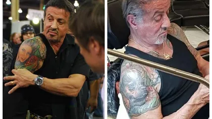 Sylvester Stallone şi-a tatuat imaginea lui Butkus, câinele din Rocky, peste chipul soţiei. Femeia a introdus acţiunea de divorţ