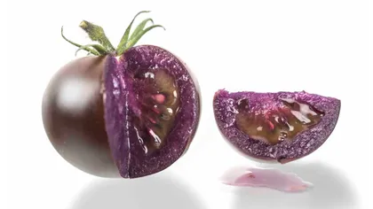 Roşia de culoare violet, beneficii uriaşe pentru sănătate. Primul loc din lume în care se vor cultiva tomatele modificate genetic
