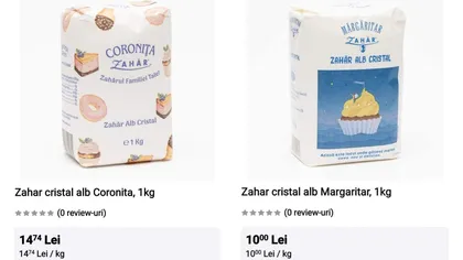 Prețuri exacerbate pentru un kilogram de zahăr în online. Nimeni nu se aștepta la o sumă atât de mare. 