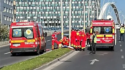 Motociclist mort după ce a acroşat o bordură în zona Podului Grozăveşti. UPDATE: Persoana decedată este dr Călin Doboș, chirurgul estetician al vedetelor