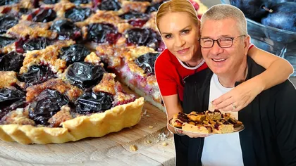 Rețeta de tartă cu prune făcută de Gabriela Firea. Ministrul Familiei și-a surprins soțul și copiii cu un desert delicios: 