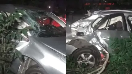 Şofer de 27 de ani în comă după ce maşina lui a fost lovită de tren. Tânărul a transmis live pe Facebook momentul în care a ajuns în faţa trenului