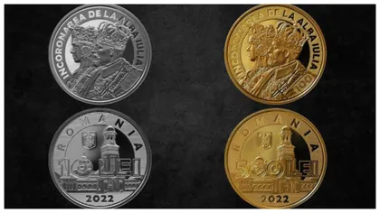 BNR lansează două monede din aur și argint! Cum v-a arăta și cât va costa moneda din aur în valoare de 500 de lei