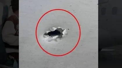 FOTO | Mare ghinion: un bărbat a fost împușcat în avion, de la sol, de la peste 1 km