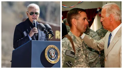 Joe Biden a gafat din nou. Președintele american a afirmat că fiul său care a murit de cancer ”și-a pierdut viața în Irak”
