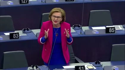 Maria Grapini, discurs incendiar în Parlamentul European: 