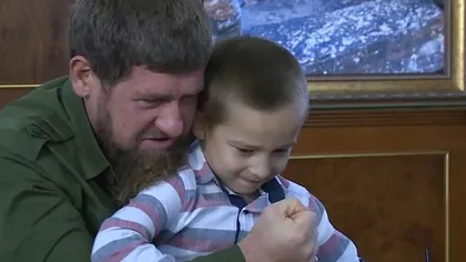 Ramzan Kadîrov îşi trimite fiii minori la război. 