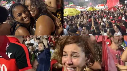 Spectacol în Brazilia. Susținătorii lui Lula cântă, dansează și plâng, după ce l-a învins pe Bolsonaro (VIDEO)
