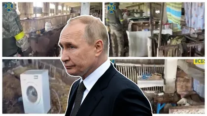 Soldaţii ruşi locuiau în cocină cu porcii, în Herson. Imagini şocante din teritoriile eliberate de ucraineni VIDEO