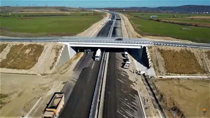 FOTO: Un tronson din autostrada Pitești - Sibiu ar putea fi deschis în decembrie. Românii așteaptă momentul de ani de zile