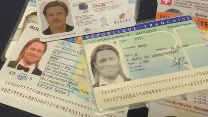 Brad Pitt are buletin românesc fals. Ce adresă are trecută în actul de identitate