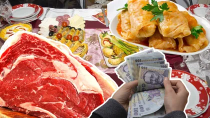 Sărbători scumpe pentru români. Inflația lunară pentru bunuri alimentare a sărit de 25%