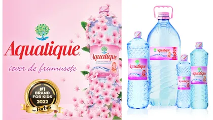 Aquatique, cea mai bună apă minerală plată pentru copii