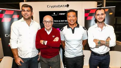 CryptoDATA devine acționar majoritar al echipei RNF, din Moto GP